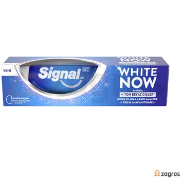 تصویر خمیردندان سفیدکننده سیگنال White Now Ice Cool Mint ا Signal White Now Ice Cool Mint Toothpaste Signal White Now Ice Cool Mint Toothpaste 