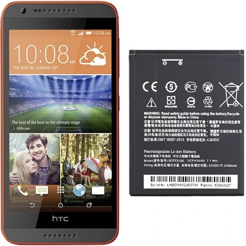 تصویر باتری اچ تی سی Desire 620 مدل B0PE6100 ظرفیت 2100 میلی آمپر ا HTC Desire 620 - B0PE6100 2100mAh Battery HTC Desire 620 - B0PE6100 2100mAh Battery