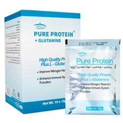 تصویر ساشه پیور پروتئین و گلوتامین  10 عددی کارن ا Pure Protein and Glutamine Karen Pure Protein and Glutamine Karen