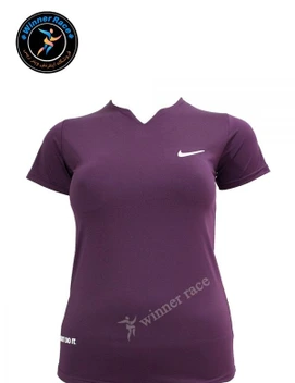 تصویر تیشرت زنانه ورزشی نایک فلامنت یقه دلبری کد 2052 