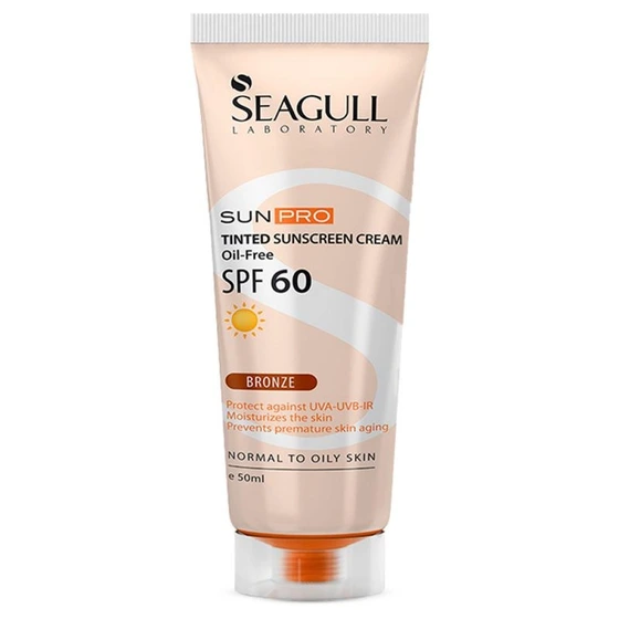 تصویر کرم ضد آفتاب SPF60 فاقد چربی سی گل مناسب پوست معمولی تا چرب - برنز 
