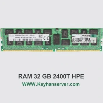 تصویر رم سرور ۳۲ گیگابایتی اچ پی HP RAM 32GB PC4 2400T با پارت نامبر ۸۰۵۳۵۳-B21 