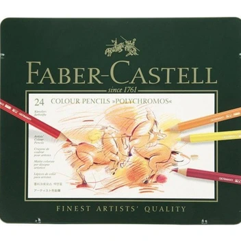 تصویر مدادرنگی24 رنگ پلی کروم فابرکاستل ا Faber-Castell Polychromos 24 Color Pencil Faber-Castell Polychromos 24 Color Pencil