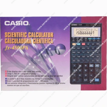 تصویر ماشین حساب کاسیو FX-4500PA ا Casio FX-4500PA Calculator Casio FX-4500PA Calculator