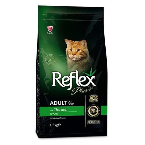 تصویر غذای خشک مرغ رفلکس برای گربه وزن 1.5 کیلوگرم ا REFLEX Chicken Dry Food for Adult Cat REFLEX Chicken Dry Food for Adult Cat