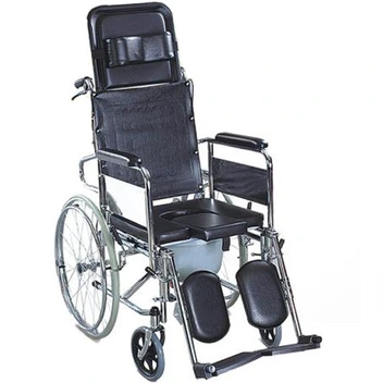 تصویر ویلچر فلزی تاشو (ارتوپدی ، برانکاردی) آزمد مدل AZ ۶۰۹GCU ا AZMED  Aluminum Fold able Wheelchair model AZ 609GCU AZMED  Aluminum Fold able Wheelchair model AZ 609GCU