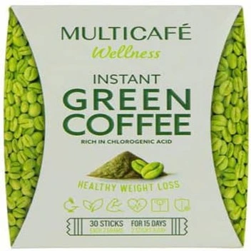 تصویر قهوه سبز فوری مولتی کافه 30 عددی 