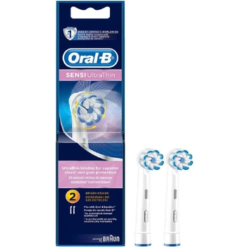 تصویر یدک مسواک برقی اورال بی مدل Sensi بسته 2 عددی ا Oral-B Model sensi ultra thin Toothbrush Head 2 Pcs Oral-B Model sensi ultra thin Toothbrush Head 2 Pcs