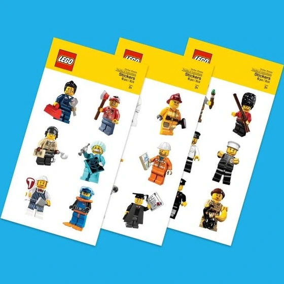 تصویر LEGO Sticker Sheet 499012 استیکر مشاغل 
