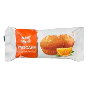تصویر کیک دوقلوی پرتقالی نادری ۵۰ گرمی ا - -