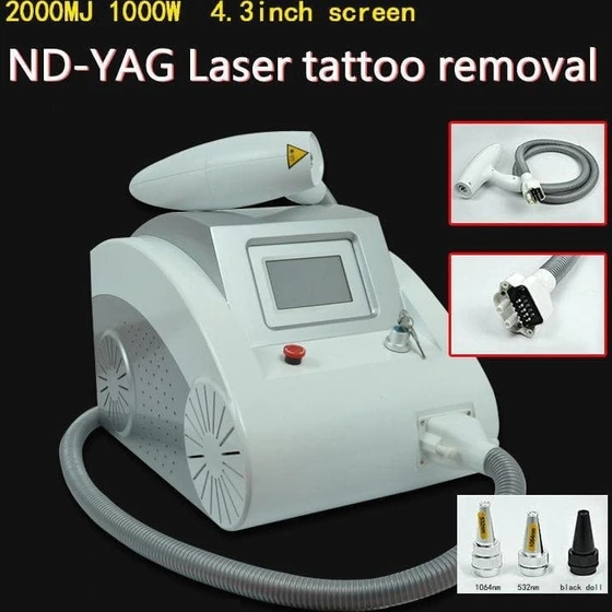 تصویر دستگاه لیزر کیوسوئیچ پیکوشور حذف تاتو جوانسازی پوست مدل ND-YAG 2020 