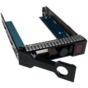 تصویر کیج/کدی در حدّ نو (استوک/دست دوّم/کارکرده) هارد سرور اچ پی   (651687-001#)HP G8-G9-G10 SFF SAS/SATA SSD/HDD (Used)Caddy/HD-Cage/Tray 