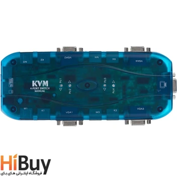 تصویر سوییچ چهار پورت KVM پی نت مدل FJ-K104 ا P-net FJ-K104 2Port KVM Switch P-net FJ-K104 2Port KVM Switch