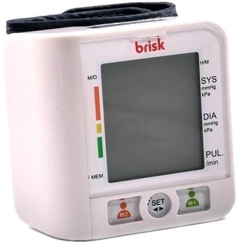 تصویر فشار سنج مچی و دماسنج PG-800A16 بریسک (Brisk) 