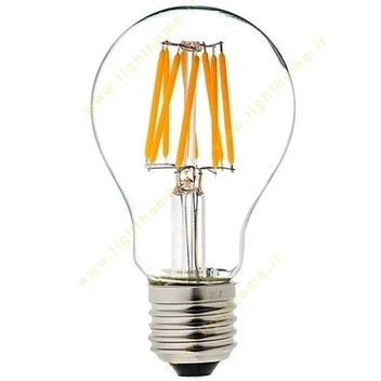 تصویر لامپ حبابی فیلامنتی 8 وات EDC 