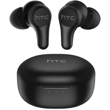 تصویر هدفون بی سیم اچ تی سی مدل HTC Earbuds Plus دارای Active noise cancelling 