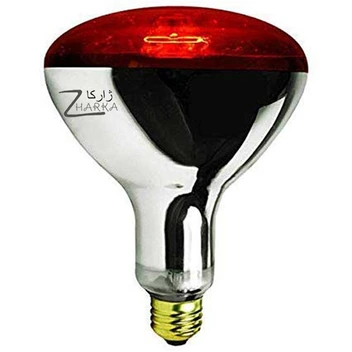 تصویر لامپ مادون قرمز 2 ام دی مدل E27 
