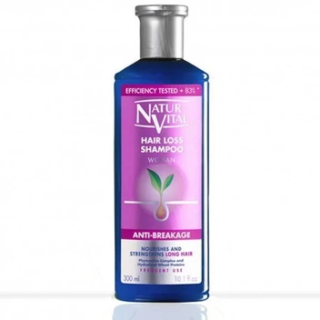 تصویر شامپو ضد ریزش مو نچرال ویتال Natur Vital برای موهای شکننده و آسیب دیده حجم 300 میل ا Natur Vital Hair Loss Shampoo 300ML Natur Vital Hair Loss Shampoo 300ML