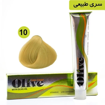 تصویر رنگ موی الیو سری طبیعی شماره Olive 10 