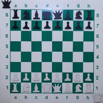 تصویر تابلو آموزشی شطرنج کلاسیک نو ۱۰۰ *۱۰۰ 