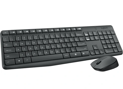 تصویر کیبورد و ماوس بی سیم لاجیتک مدل MK235 ا Logitech MK235 Wireless Keyboard and Mouse Logitech MK235 Wireless Keyboard and Mouse