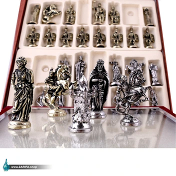 تصویر مهره شطرنج فلزی 