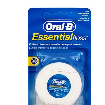 تصویر نخ دندان نعنایی اورال بی مدل Essential ا ORAL B Ural Bay Dental Floss Mint floss ORAL B Ural Bay Dental Floss Mint floss
