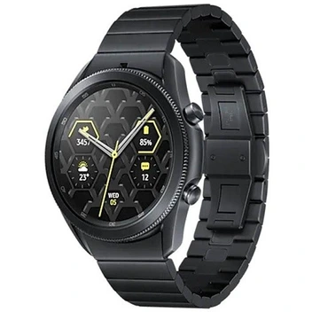 تصویر ساعت هوشمند سامسونگ مدل تیتانیوم Galaxy Watch 3 45mm _ SMR840 ا  Samsung Galaxy Watch3 SM-R840 45mm Titanium frame  Samsung Galaxy Watch3 SM-R840 45mm Titanium frame