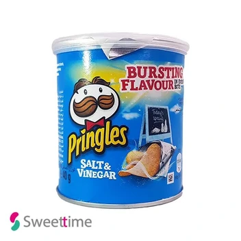 تصویر چیپس سرکه نمکی پرینگلز (Pringles) – ۴۰ گرمی ا salt & vinegar chips salt & vinegar chips