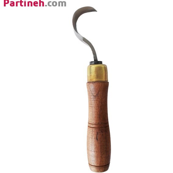 تصویر مغار کاسه تراشی قو راست دسته چوبی کوچک ا wood chisel wood chisel