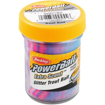 تصویر خمیر برکلی پاور بیت قزل آلا Berkley PowerBait Glitter Trout Bait Captain America 