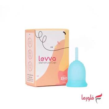 تصویر کاپ قاعدگی سایز کوچک رنگ آکوا لیوا فارما ا Levva Pharma Menstrual Cup Small Levva Pharma Menstrual Cup Small