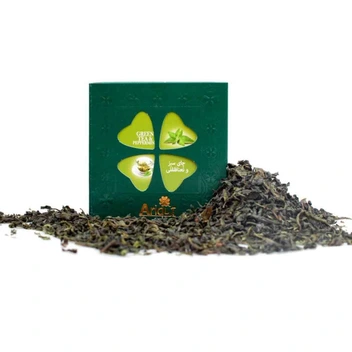 تصویر چای سبز و نعنا فلفلی آریا بسته 100 گرمی 