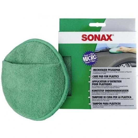 تصویر پد تمیز کننده قطعات پلاستیکی خودرو مدل Sonax - Care Pad for Plastic 