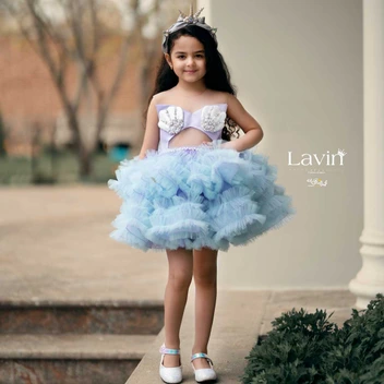 تصویر خرید لباس مجلسی کودک | مدل پری دریایی 