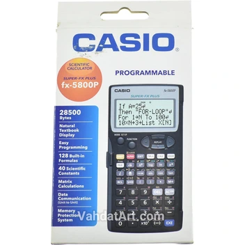 تصویر ماشین حساب کاسیو FX 5800p ا Casio FX-5800P Calculator Casio FX-5800P Calculator
