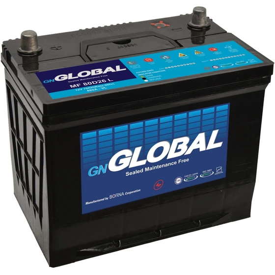 تصویر باتری ۷۰ امپر گلوبال برنا 