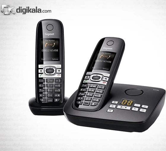 تصویر گوشی تلفن بی سیم گیگاست مدل C610A IP ا Gigaset C610A IP Wireless Phone Gigaset C610A IP Wireless Phone