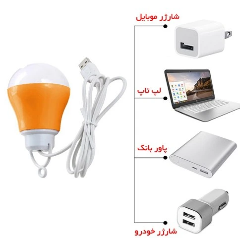 تصویر لامپ LED آویزدار  USB  ا LED USB Lamp LED USB Lamp