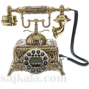 تصویر تلفن برنجی سلطنتی مدل SK-10 