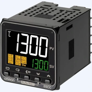 تصویر کنترلر دمای امرن مدل E5CC-QX3A5M-000 مولتی ولتاژ 100-240 ولت و نمایشگر LCD 