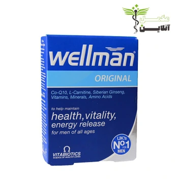 تصویر قرص ولمن اوریجینال ویتابیوتیکس ا Vitabiotics Wellman Original Tablet Vitabiotics Wellman Original Tablet