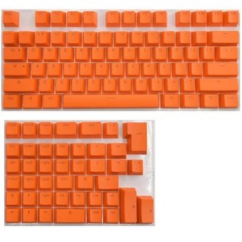 تصویر Keycap - در پوش کلید جنس PBT و پشیبانی از RGB رنگ نارنجی 