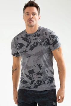 تصویر تیشرت مردانه طوسی | ALIENS FIT Drag Gray Man T-Shirt 
