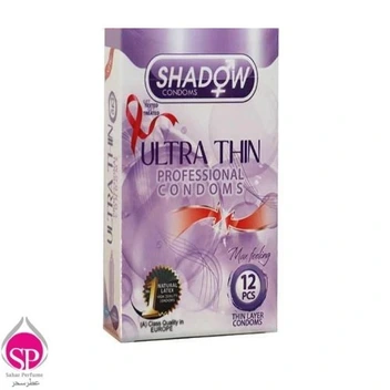 تصویر کاندوم بسیار نازک و شفاف 12تایی شادو ا Shadow Ultra Thin Professional Condom 12pcs Shadow Ultra Thin Professional Condom 12pcs