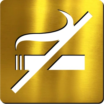 تصویر تابلو راهنما فروشگاه آژنگ طرح سیگار ممنوع پانچ (کد12813091) 