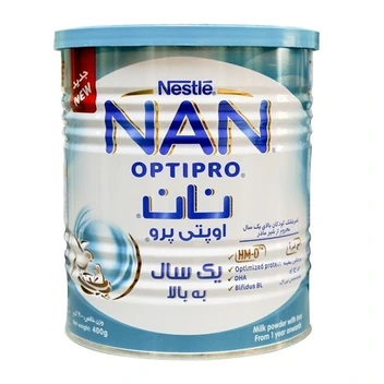 تصویر شیر خشک نان 3 اپتی پرو مناسب از یک سال به بالا 400 گرم ا Nestle Nan Optipro From 1 Year Onwards 400 g Nestle Nan Optipro From 1 Year Onwards 400 g