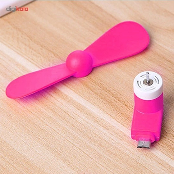 تصویر پنکه موبایل لایتینگ OTG Mini USB ا Fan for iphone Fan for iphone