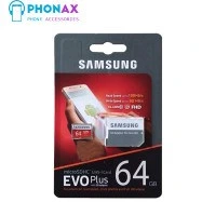 تصویر کارت حافظه میکرو اس دی سامسونگ مدل Evo پلاس U3 کلاس 10 با ظرفیت 64 گیگابایت ا Samsung Evo Plus 64GB U3 Class 10 microSDXC UHS-I Samsung Evo Plus 64GB U3 Class 10 microSDXC UHS-I
