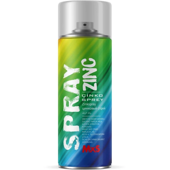 تصویر اسپری زینک ام ایکس اس کد 180731 حجم 400 میلی لیتر – MXS Zinc Spray 